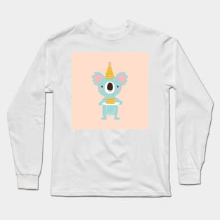 Koala wishing you a happy birthday Long Sleeve T-Shirt